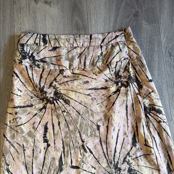 Free People Floral Pencil Skirt in Pink and Black - Picture 3 of 7